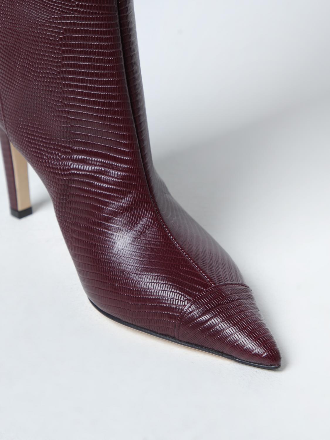 JIMMY CHOO BOOTS: Shoes woman Jimmy Choo, Burgundy - Img 4