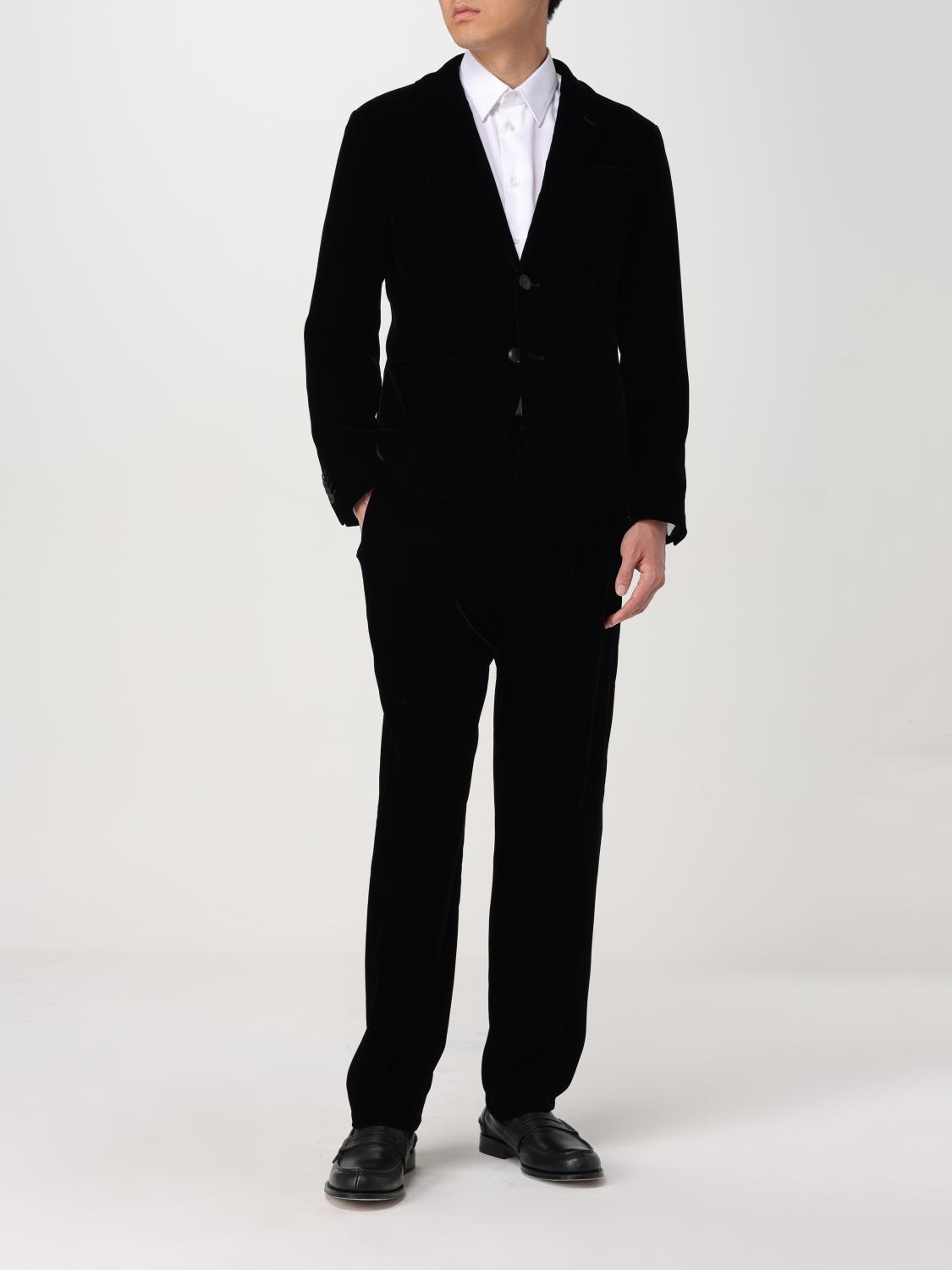 GIORGIO ARMANI BLAZER: Blazer men Giorgio Armani, Black - Img 2