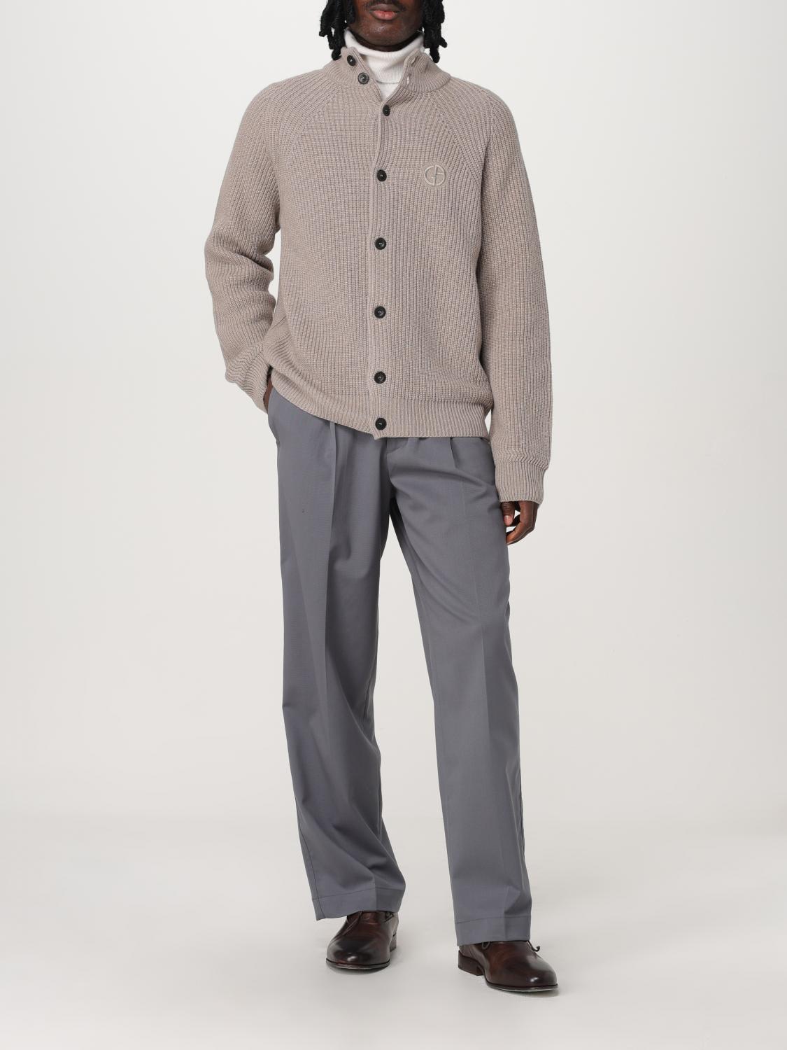 GIORGIO ARMANI CARDIGAN: Giorgio Armani men's cardigan, Beige - Img 2