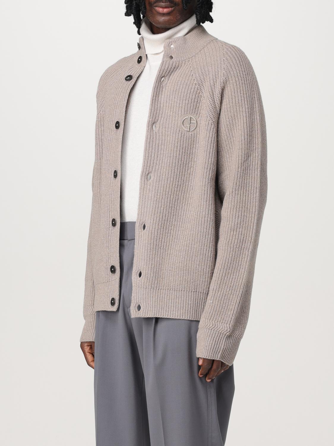 GIORGIO ARMANI CARDIGAN: Giorgio Armani men's cardigan, Beige - Img 4