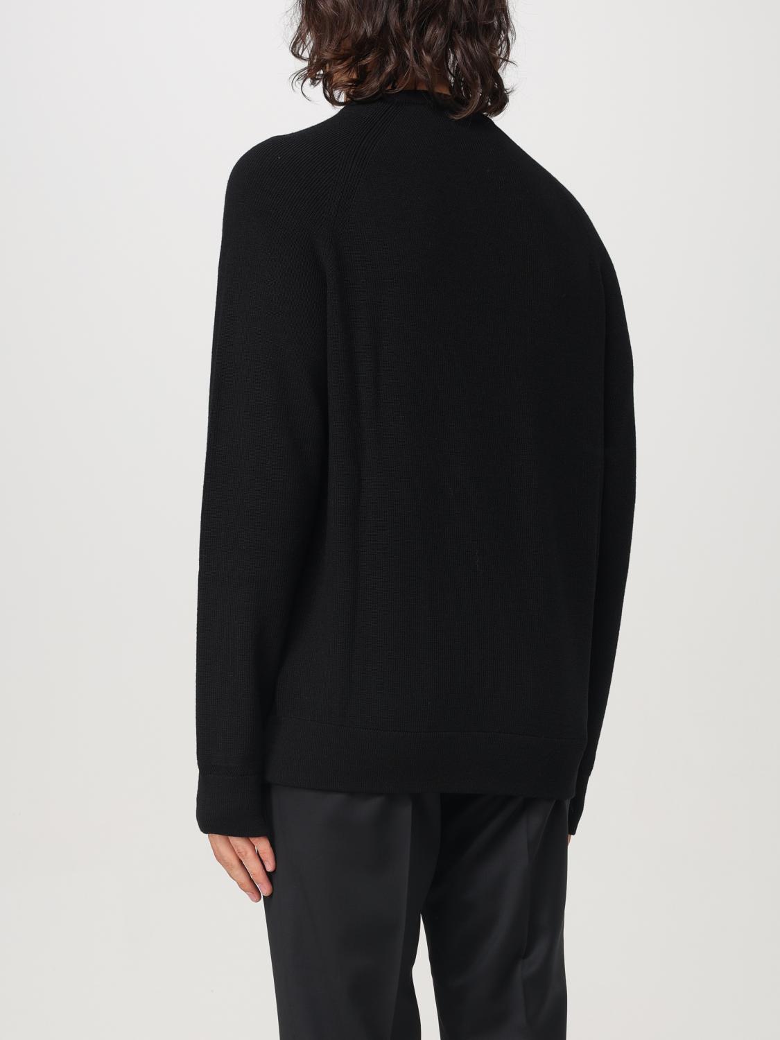 GIORGIO ARMANI SWEATER: Sweater men Giorgio Armani, Black - Img 2