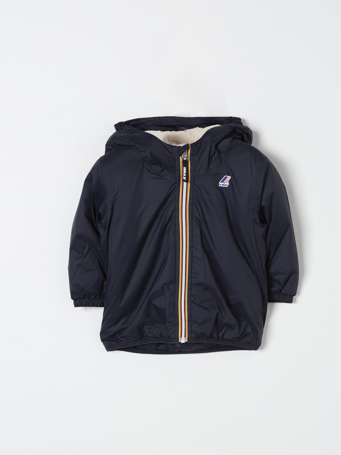 K-WAY JACKET: Jacket kids K-way, Blue - Img 1
