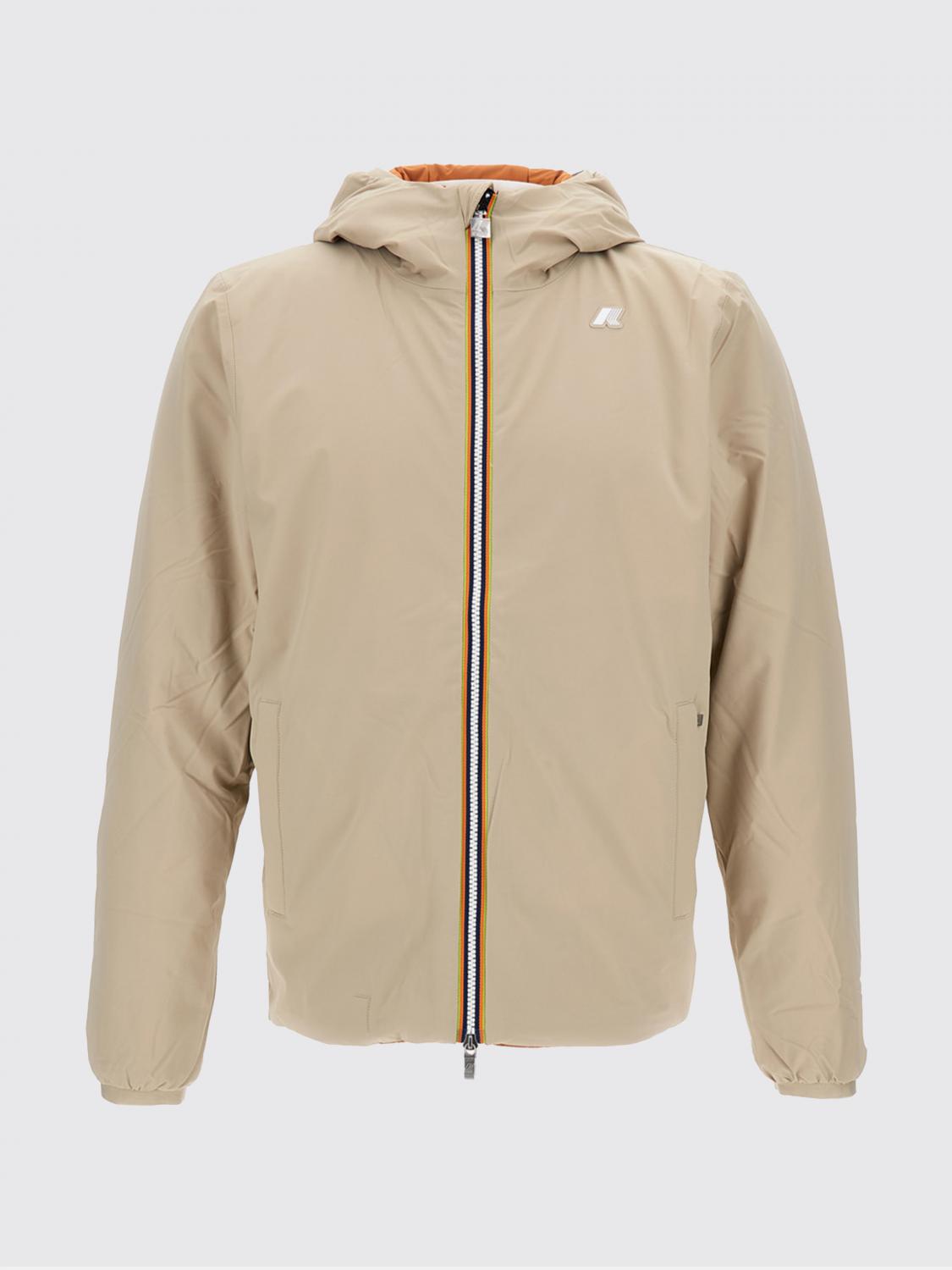 K-WAY JACKET: Jacket men K-way, Ecru - Img 3