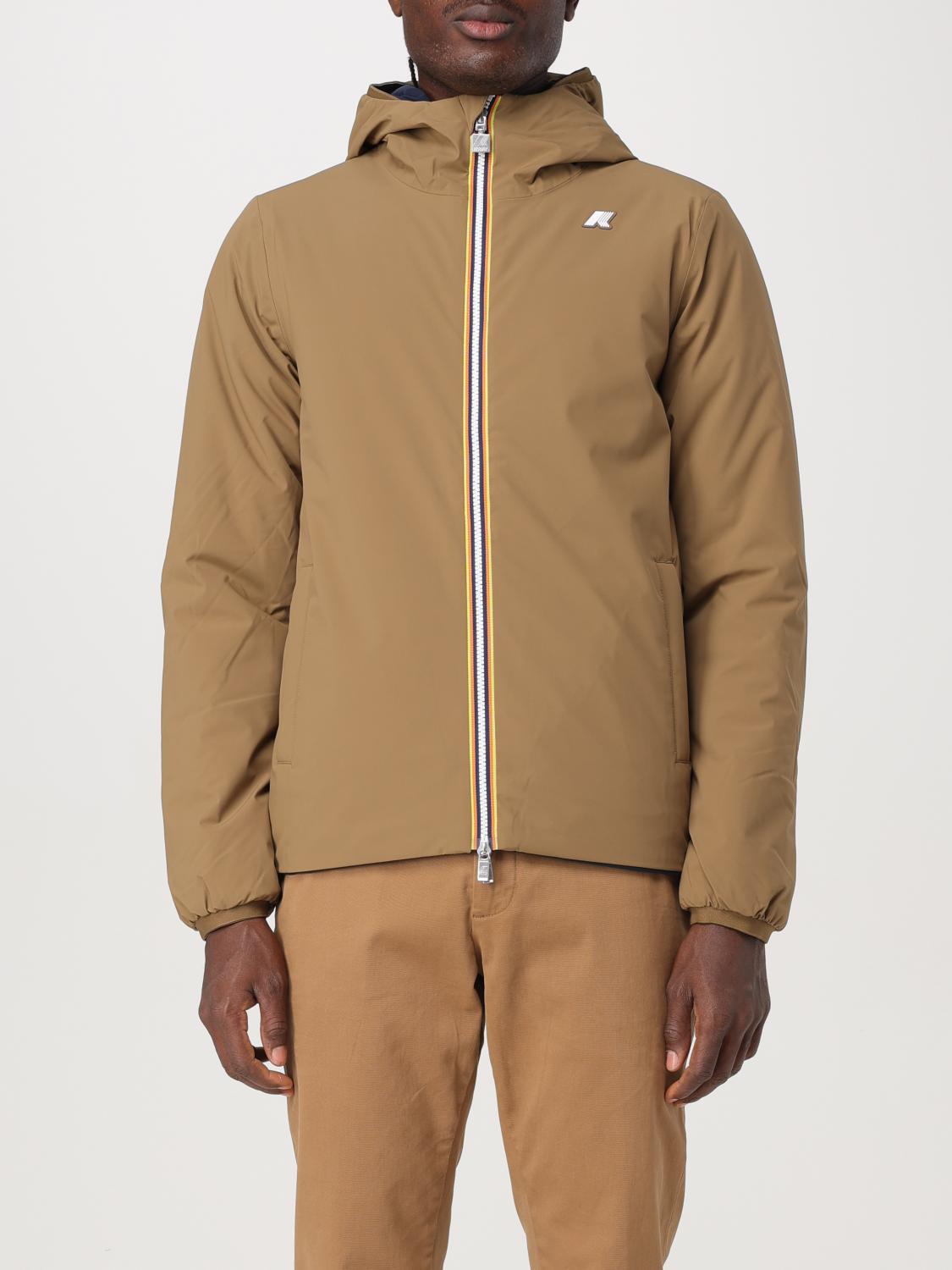 K-WAY JACKET: Jacket men K-way, Brown - Img 1