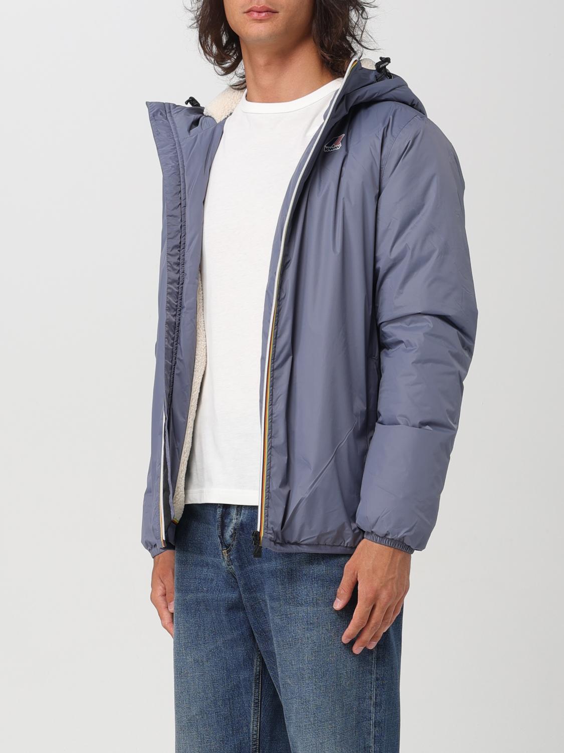 K WAY Jacket men Grey K Way jacket K3118TW online at GIGLIO.COM