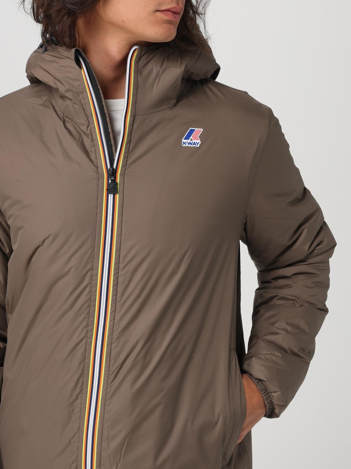 K-WAY JACKET: Jacket men K-way, Brown - Img 4