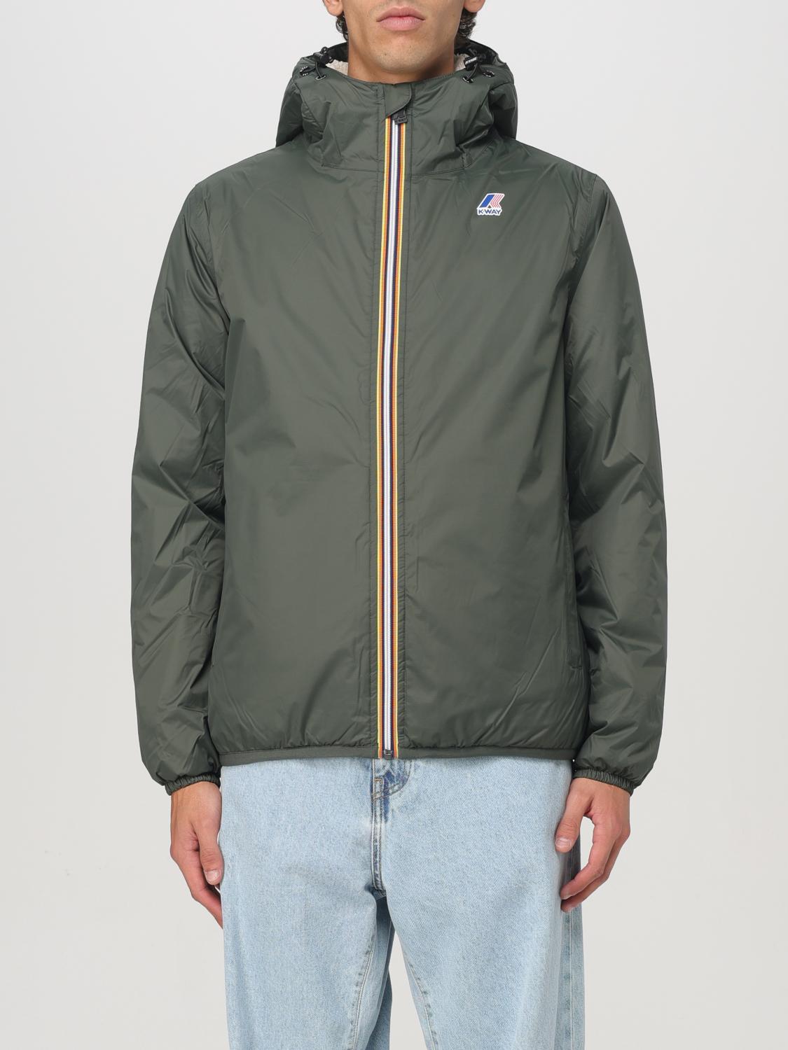 K-WAY JACKET: Jacket men K-way, Military - Img 1