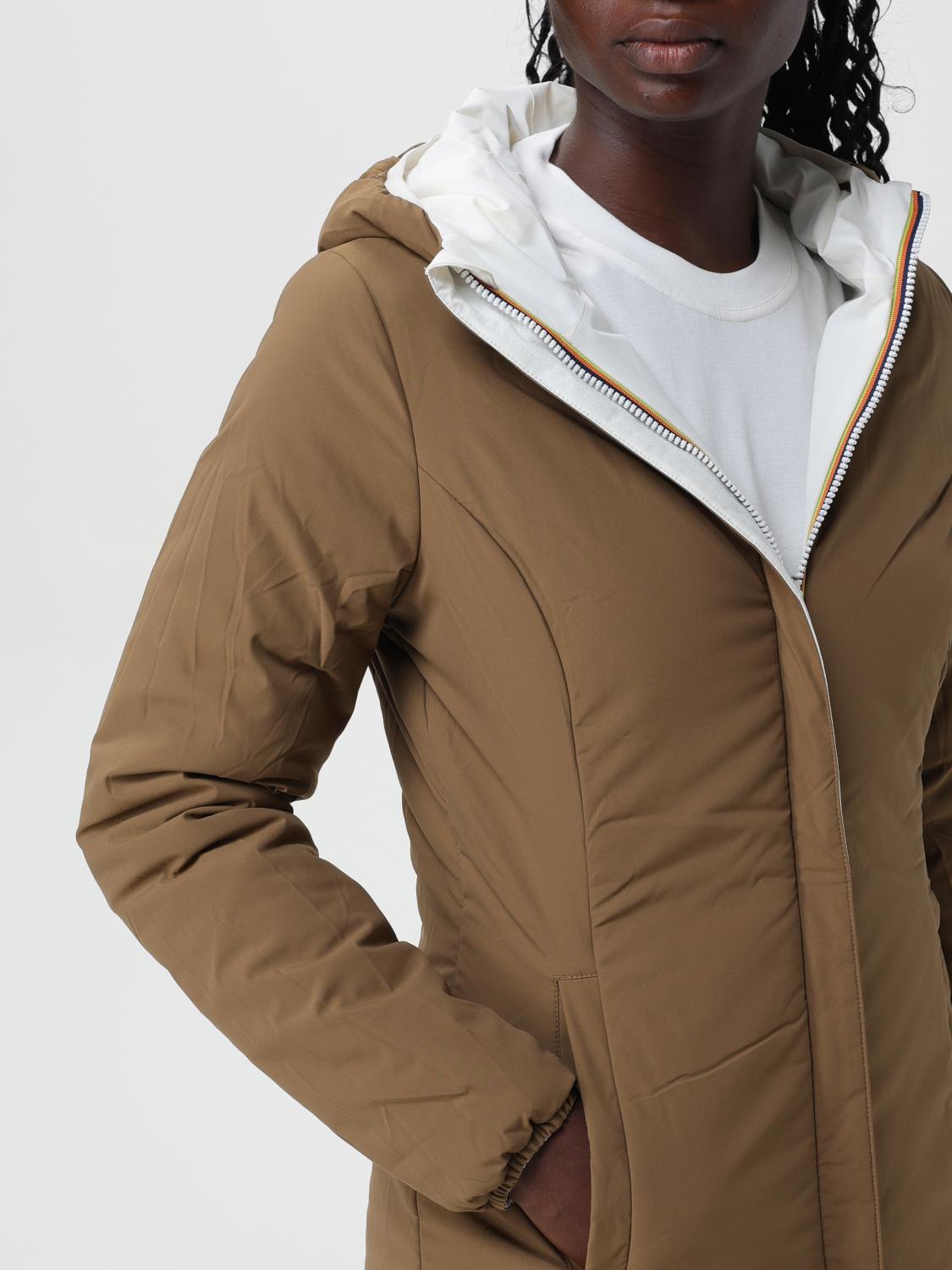 K-WAY GIACCA: Piumino reversibile con zip K-Way, Bianco - Img 4
