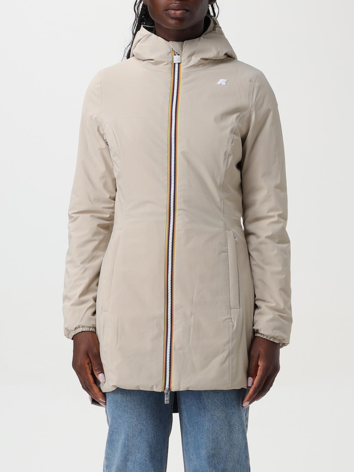 K-WAY CHAQUETA: Chaqueta mujer K-way, Beige - Img 1