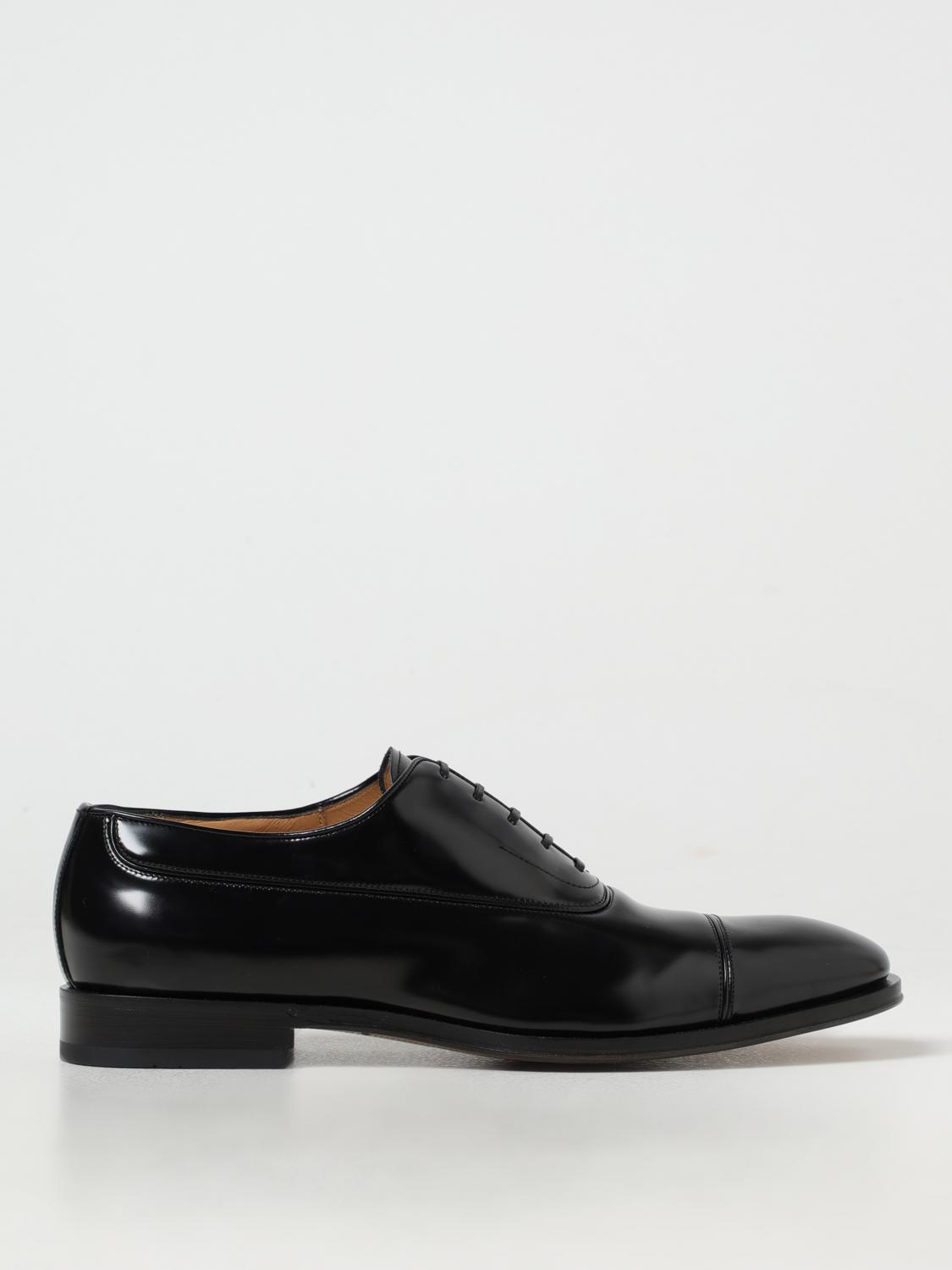 FERRAGAMO BROGUE SHOES: Shoes men Ferragamo, Black - Img 1