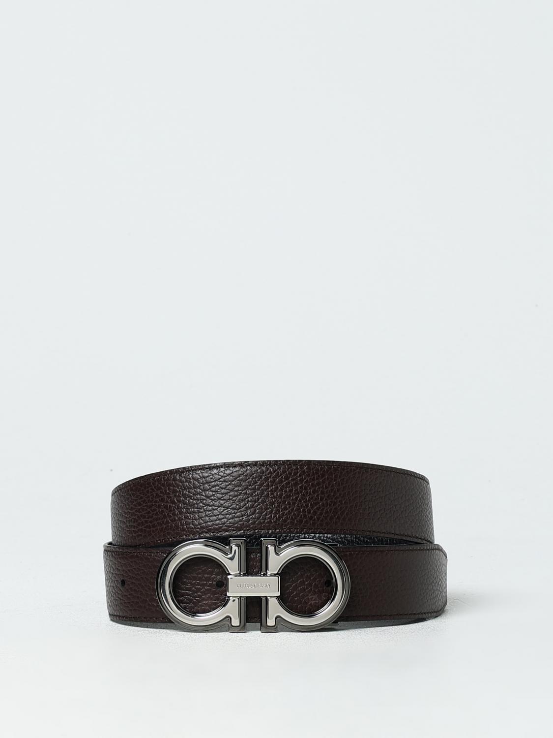 FERRAGAMO BELT: Belt men Ferragamo, Black - Img 2