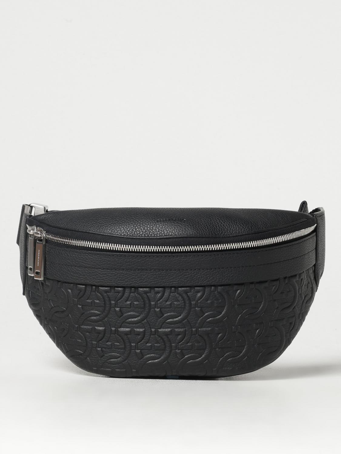 FERRAGAMO BELT BAG: Bags men Ferragamo, Black - Img 1