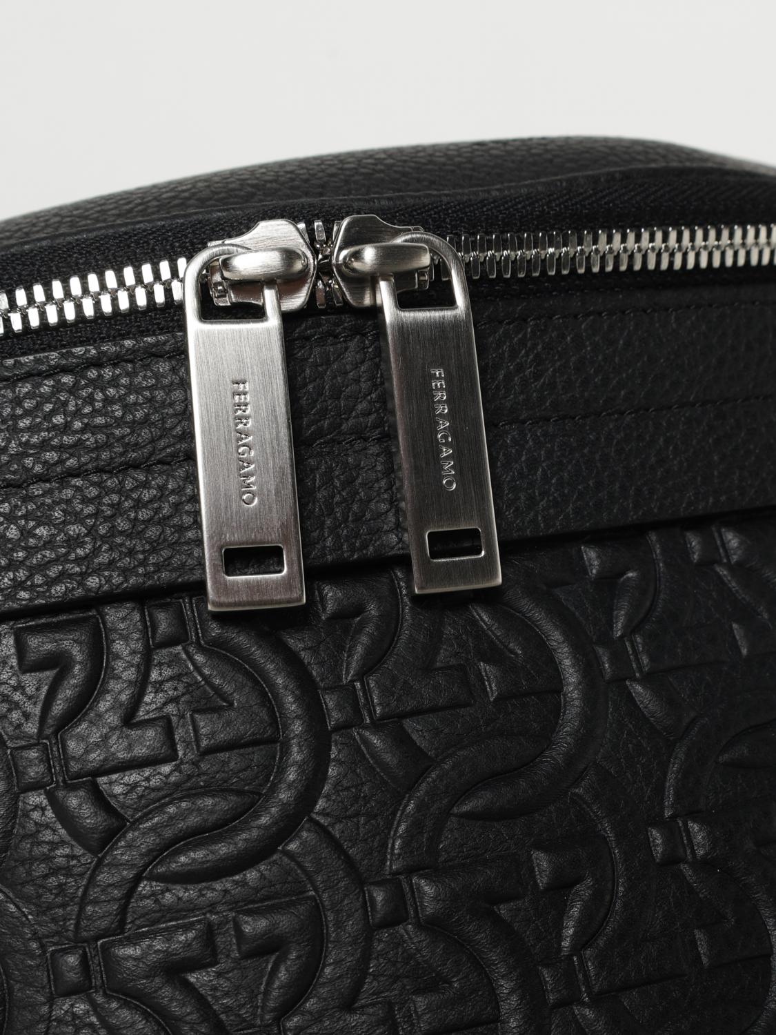 FERRAGAMO BELT BAG: Bags men Ferragamo, Black - Img 4