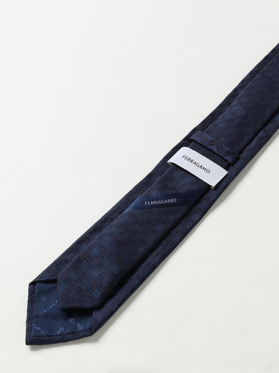 FERRAGAMO TIE: Tie men Ferragamo, Navy - Img 2