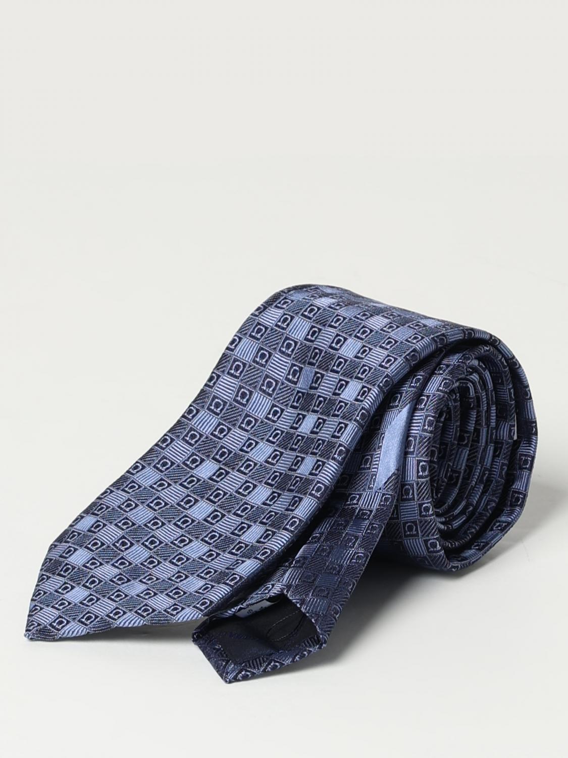 FERRAGAMO TIE: Tie men Ferragamo, Marine - Img 1