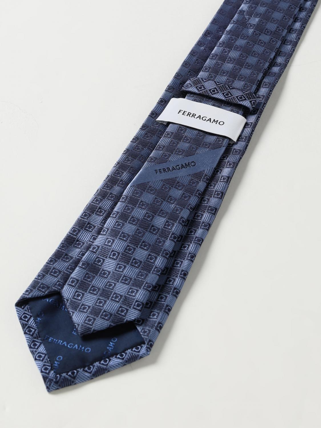 FERRAGAMO TIE: Tie men Ferragamo, Marine - Img 2