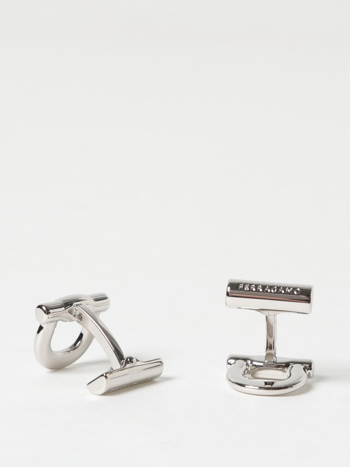Ferragamo シルバー カフリンクス Ferragamo Cufflinks men - Silver | 775189 676145 | GIGLIO.COM