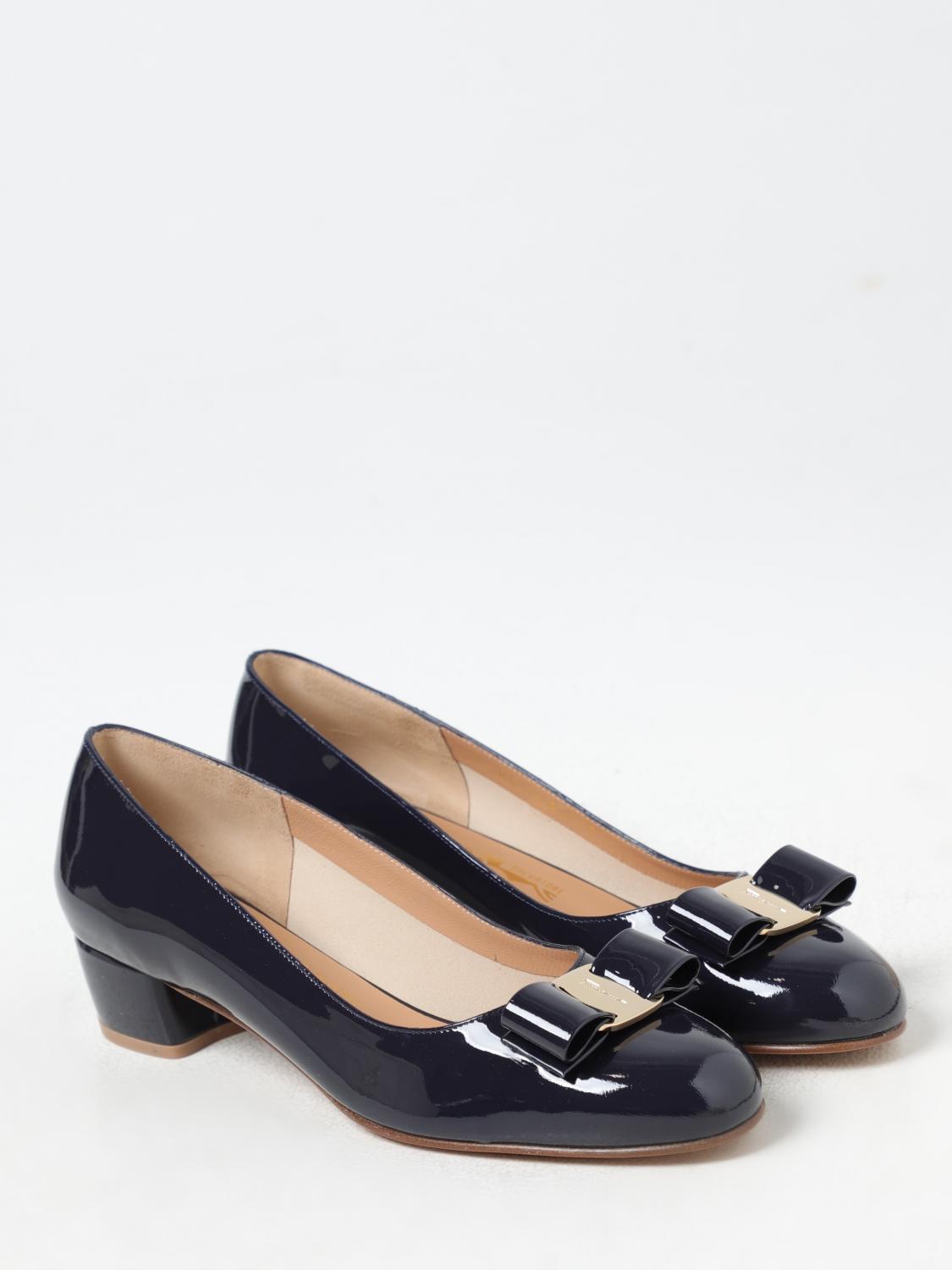 FERRAGAMO HIGH HEEL SHOES: Shoes woman Ferragamo, Blue - Img 2