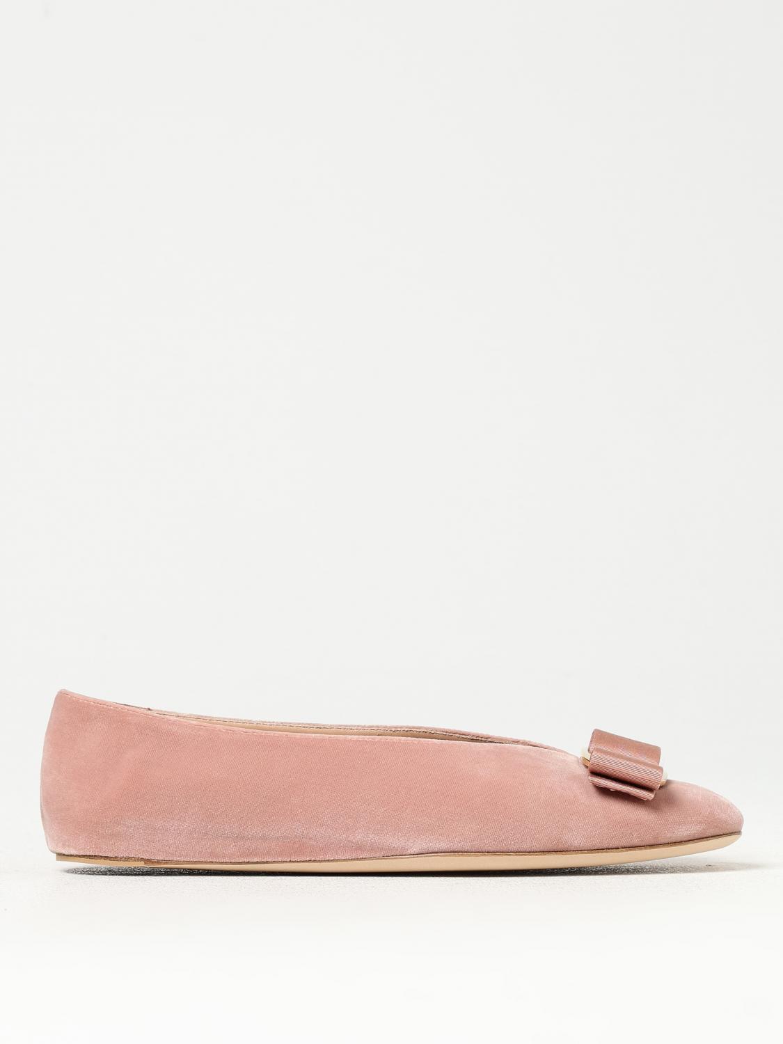 FERRAGAMO BALLET FLATS: Shoes woman Ferragamo, Blush Pink - Img 1