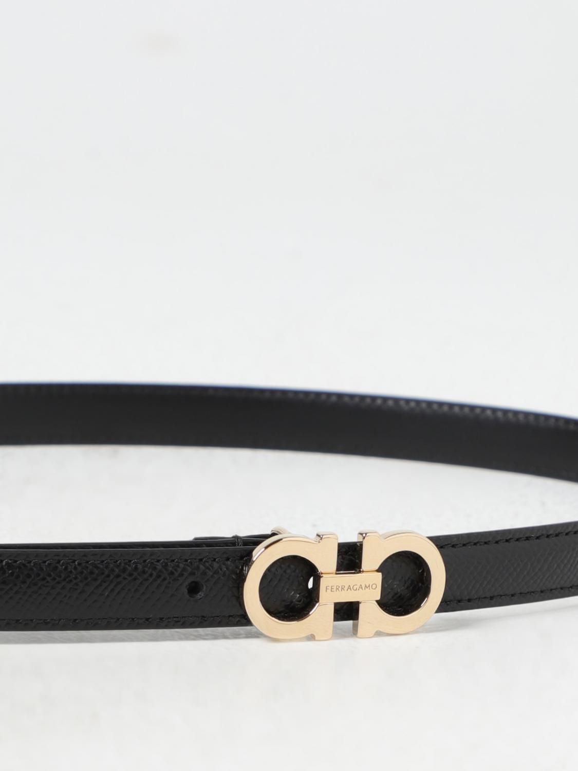 FERRAGAMO: Belt woman - Black | Ferragamo belt 23B224 675180