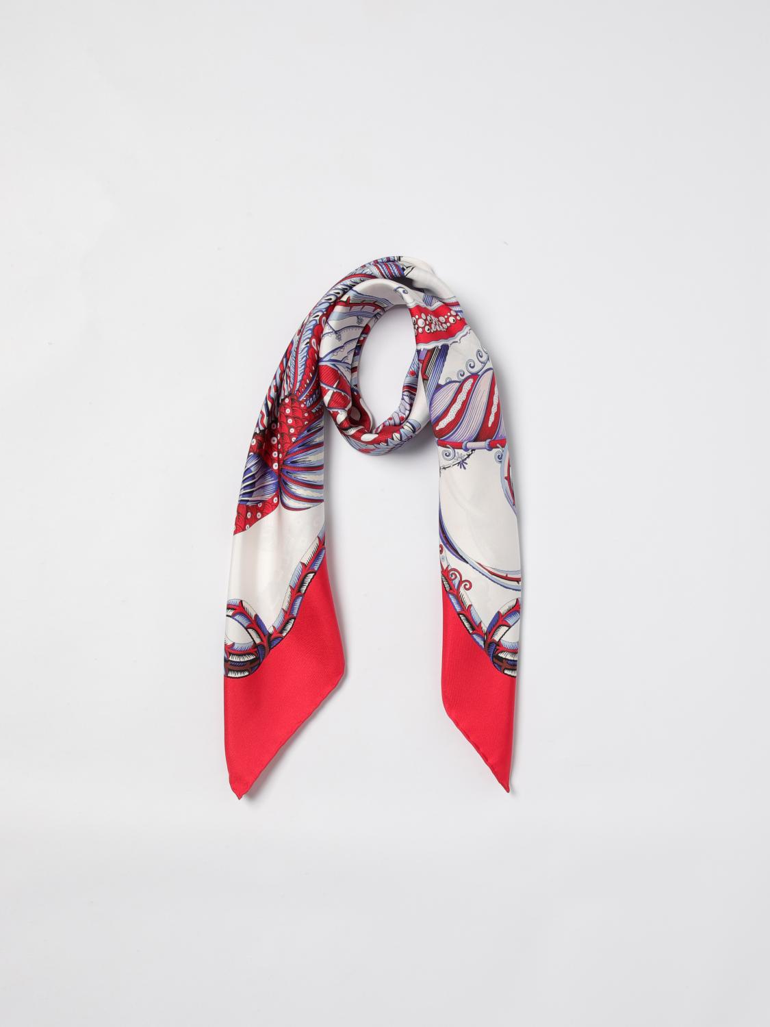 FERRAGAMO NECK SCARF: Neck scarf woman Ferragamo, Red - Img 2