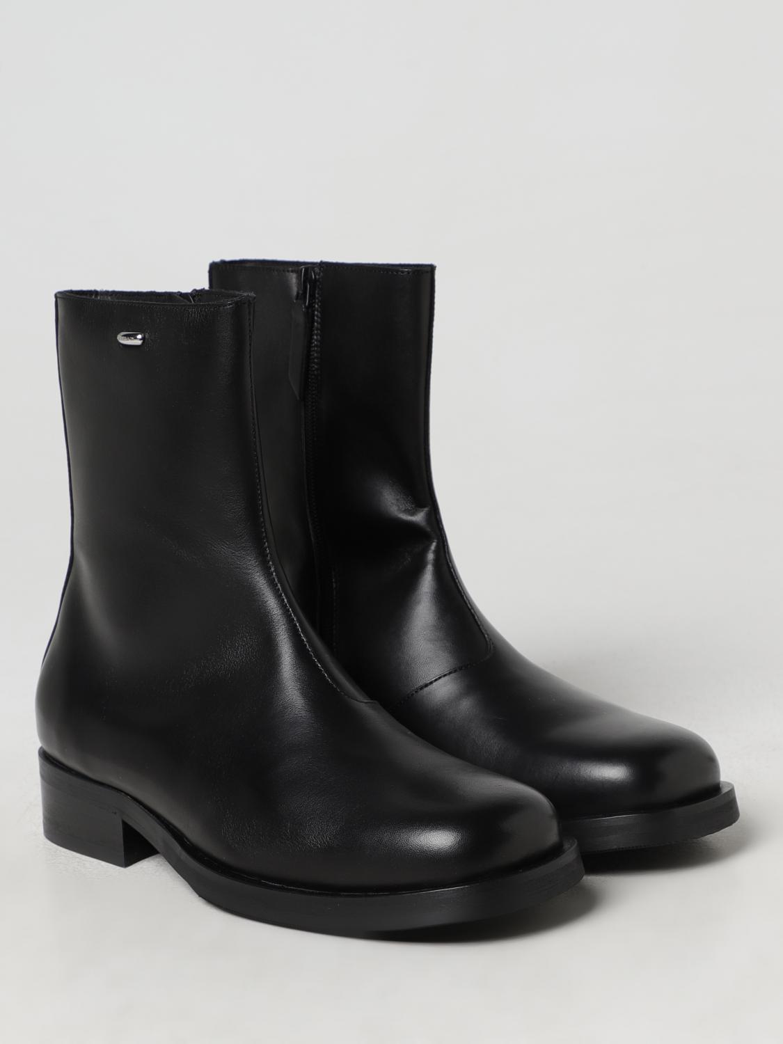 OUR LEGACY STIEFELETTEN: Camion Leder Stiefeletten Our Legacy, Schwarz - Img 2