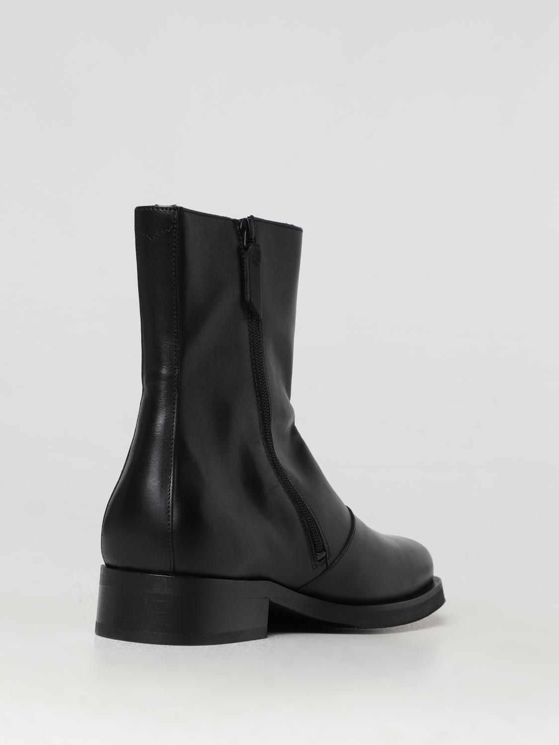 OUR LEGACY STIEFELETTEN: Camion Leder Stiefeletten Our Legacy, Schwarz - Img 3