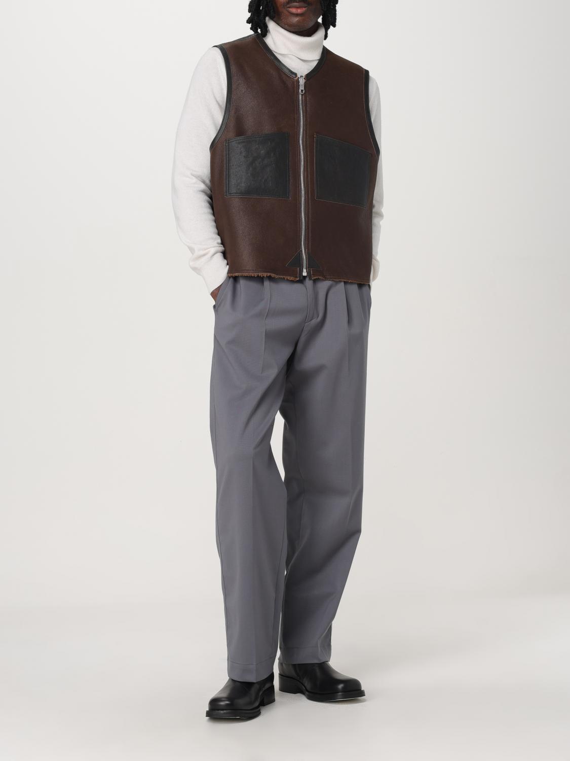 OUR LEGACY SUIT VEST: Our Legacy men's vest, Brown - Img 2