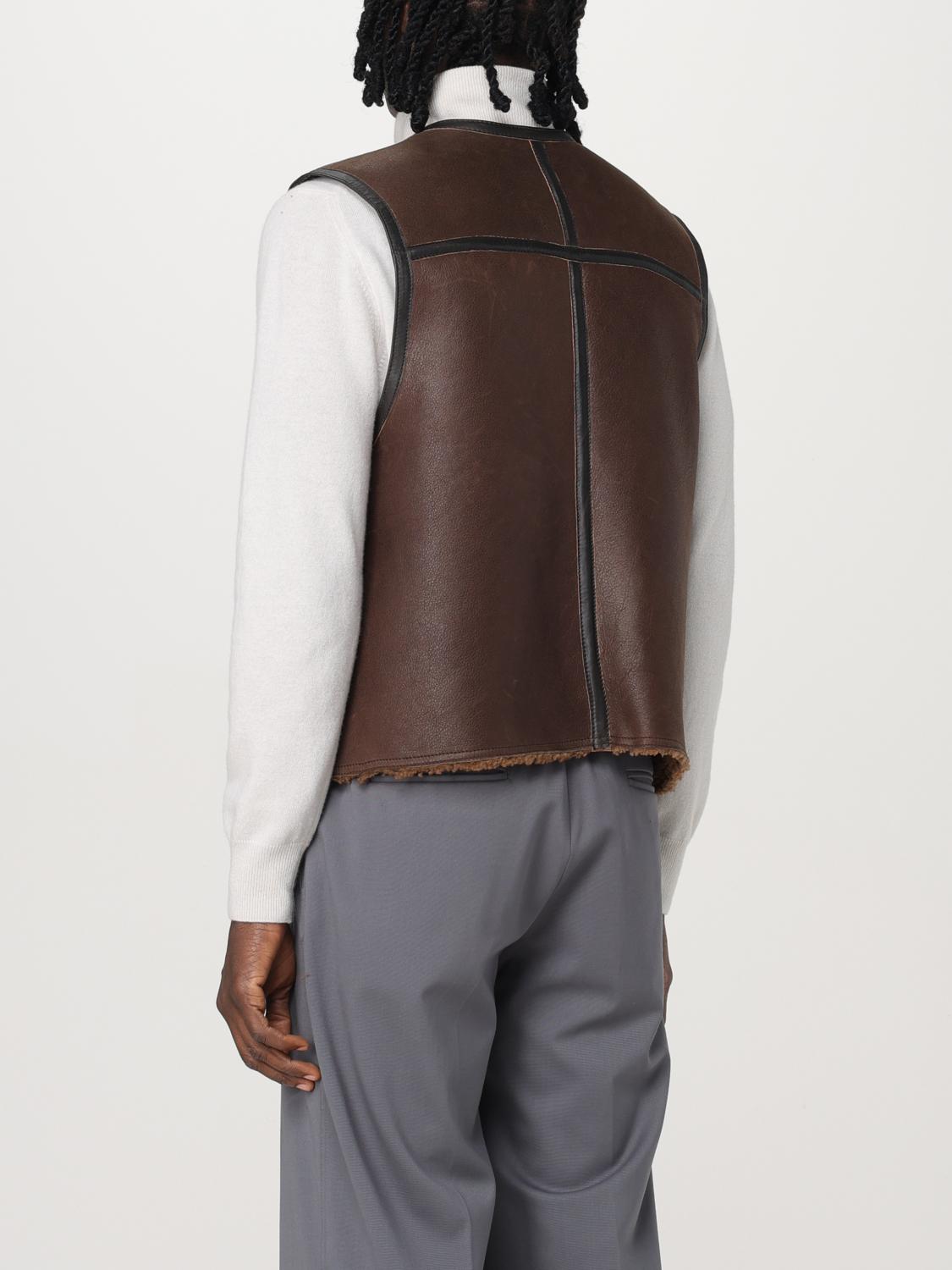 OUR LEGACY SUIT VEST: Our Legacy men's vest, Brown - Img 3