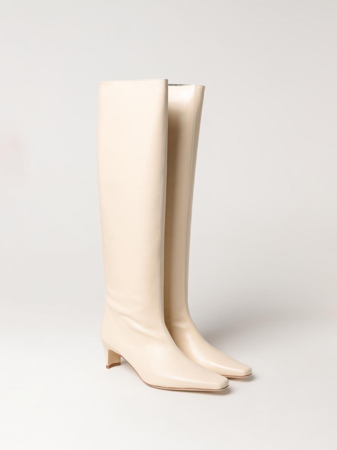 STAUD BOOTS: Shoes woman Staud, Cream - Img 2