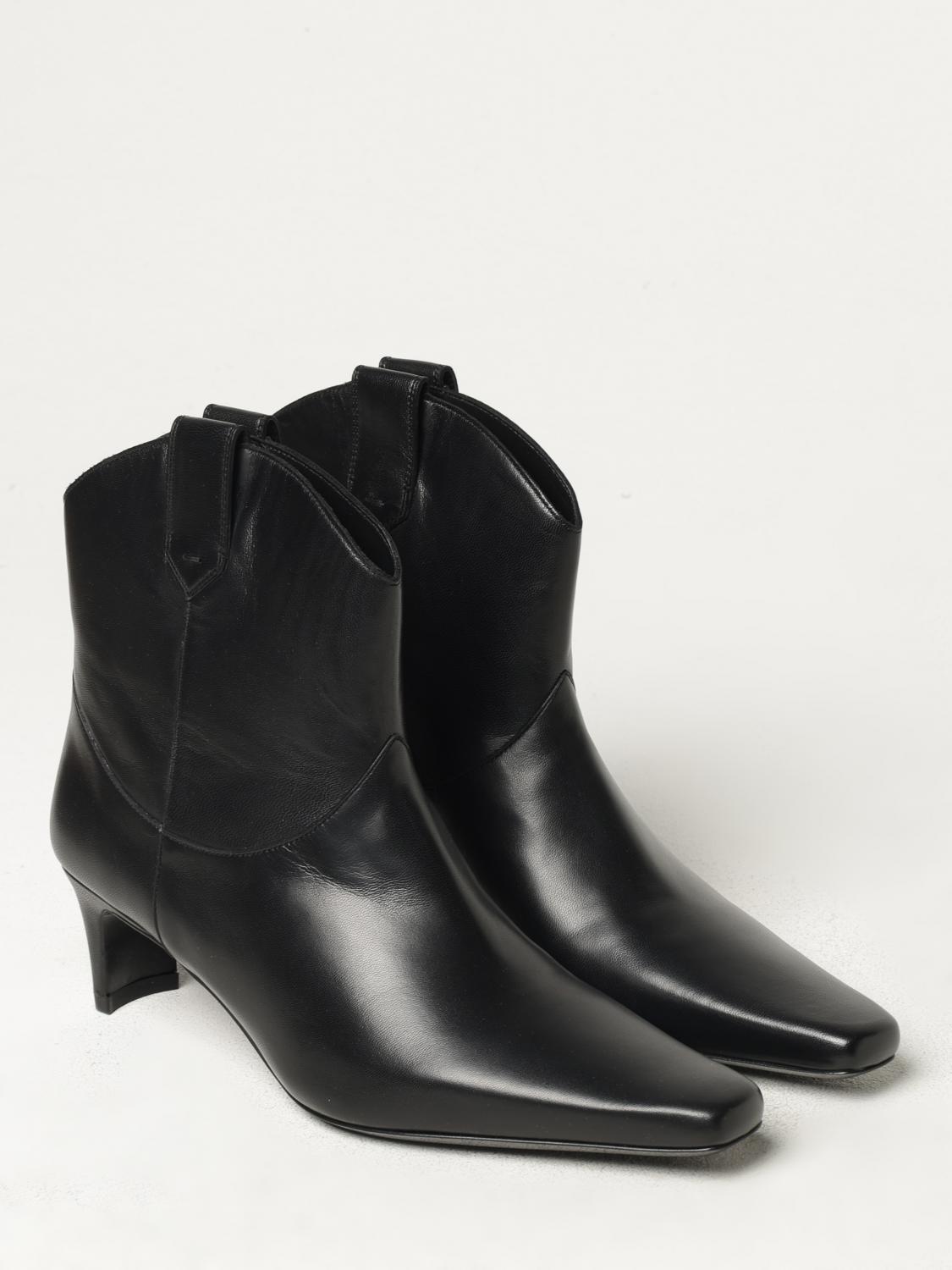 STAUD FLAT ANKLE BOOTS: Shoes woman Staud, Black - Img 2