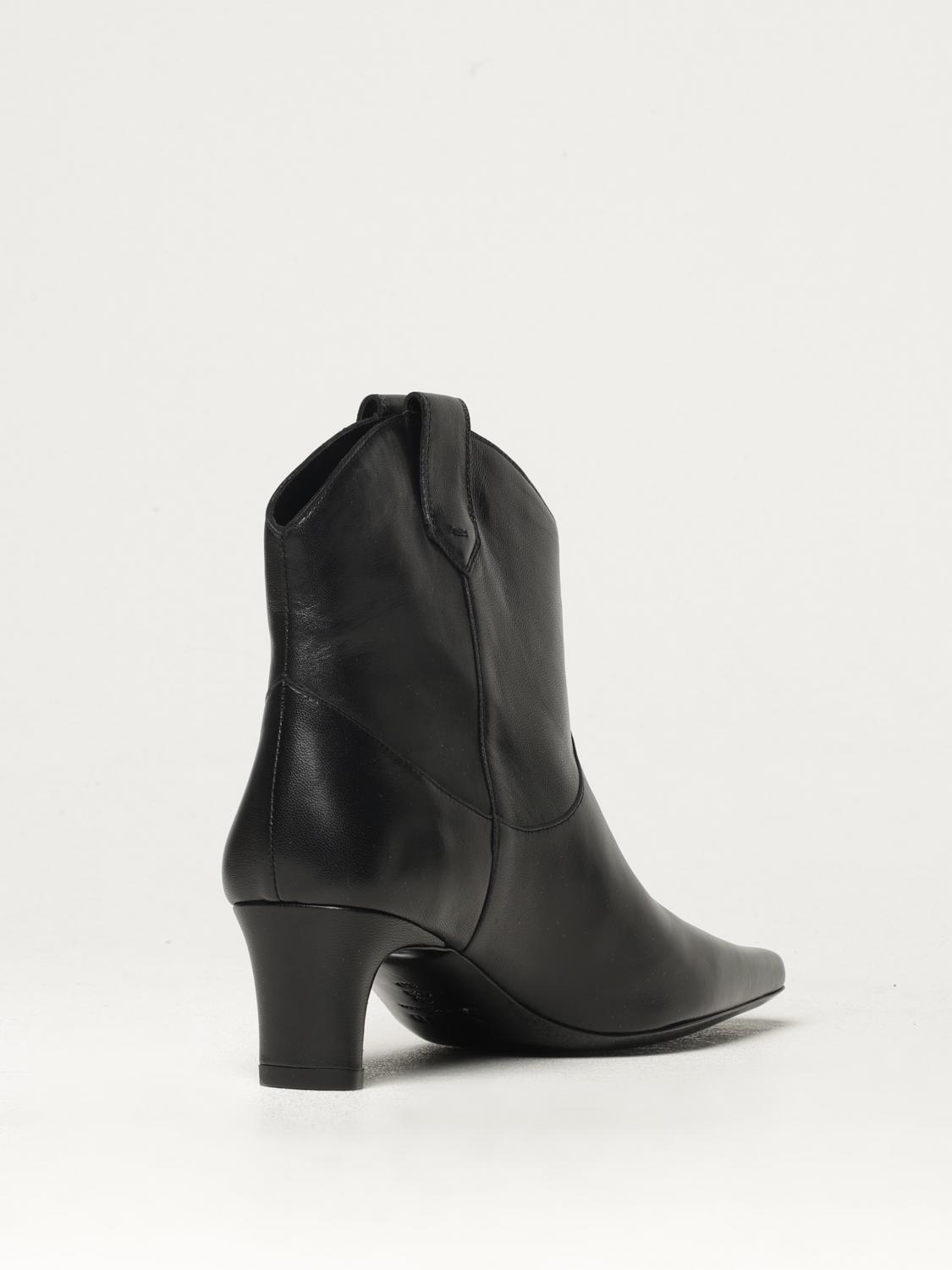 STAUD FLAT ANKLE BOOTS: Shoes woman Staud, Black - Img 3