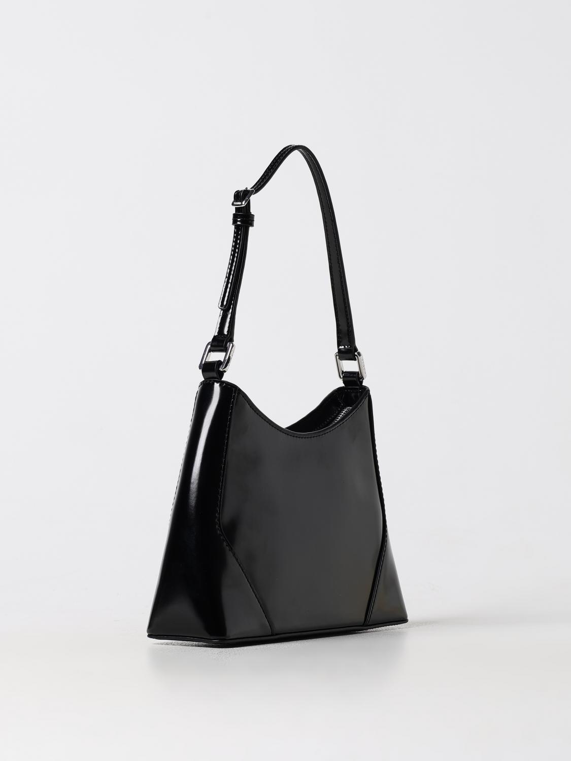 STAUD BORSA A SPALLA: Borsa Linda Staud in pelle , Nero - Img 2