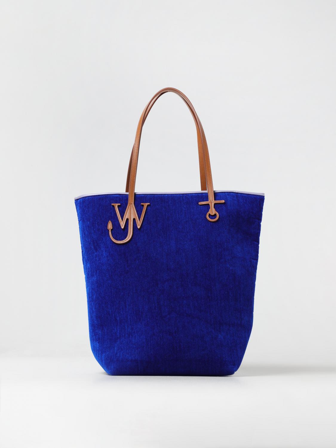 JW ANDERSON TRAGETASCHE: Schultertasche damen Jw Anderson, Blau - Img 1