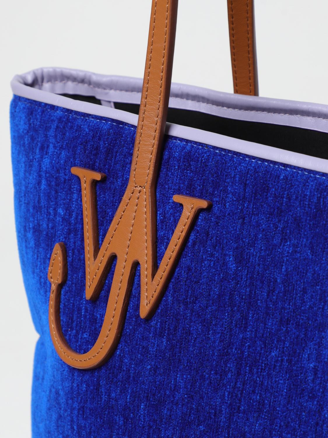 JW ANDERSON TRAGETASCHE: Schultertasche damen Jw Anderson, Blau - Img 4