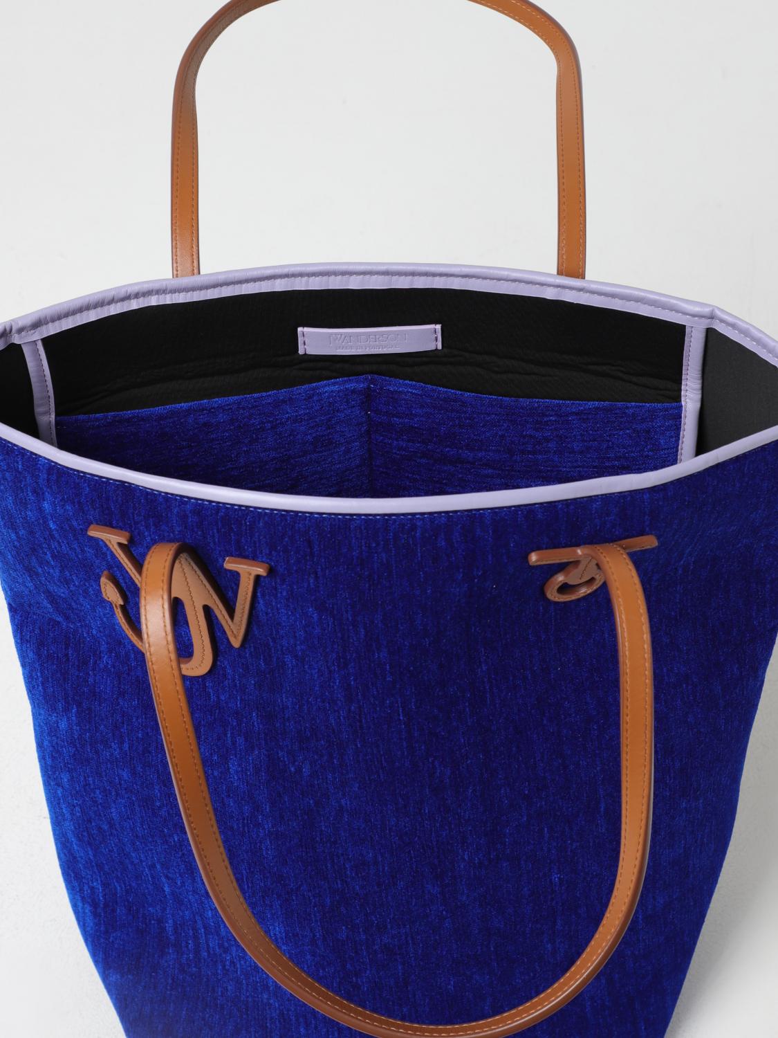 JW ANDERSON TRAGETASCHE: Schultertasche damen Jw Anderson, Blau - Img 5