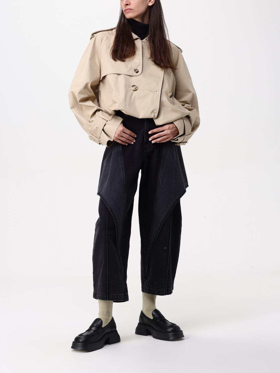 JW ANDERSON TRENCH: Trench JW Anderson in cotone , Beige - Img 2