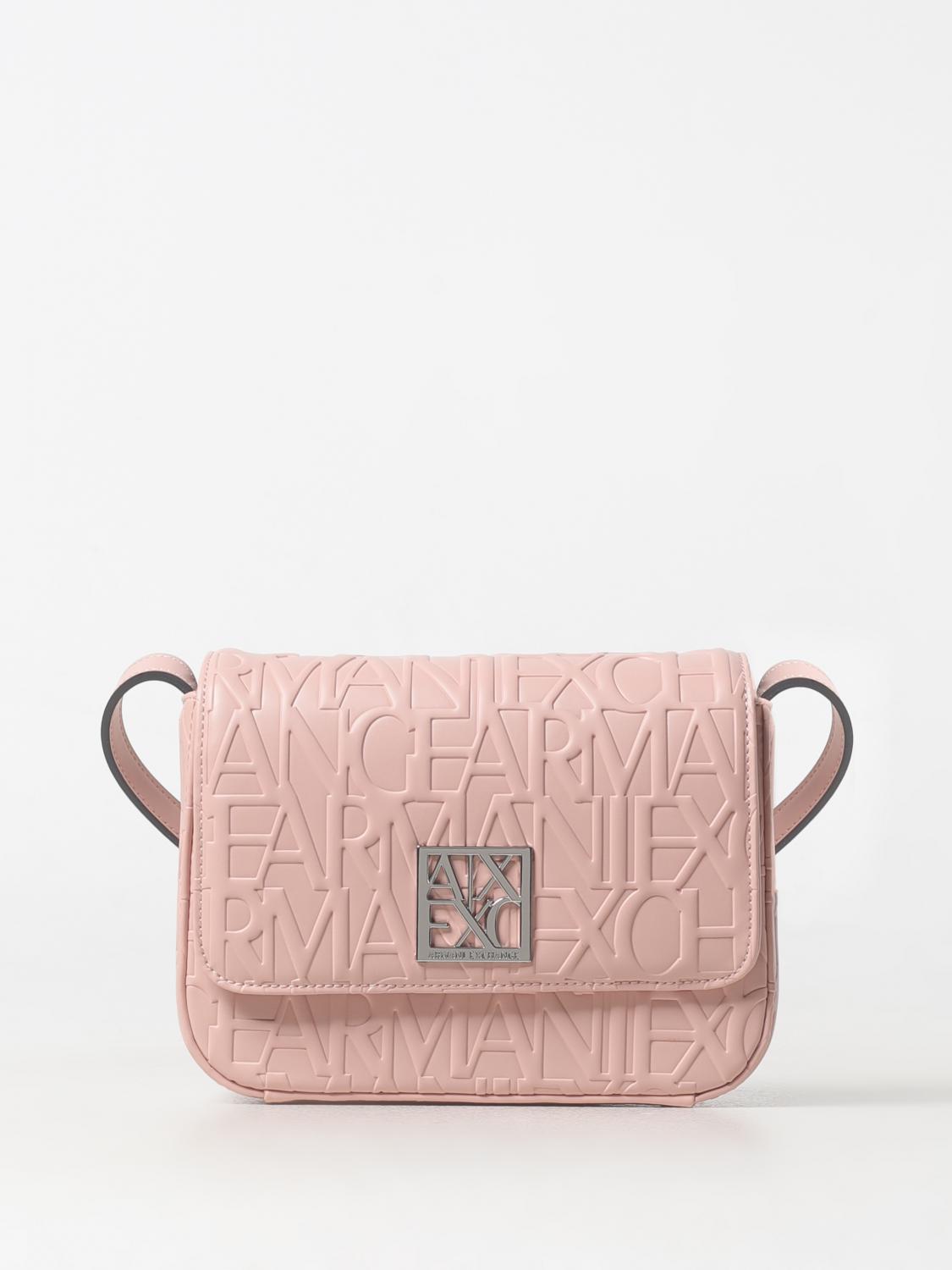 ARMANI EXCHANGE MINI BAG: Shoulder bag woman Armani Exchange, Pink - Img 1