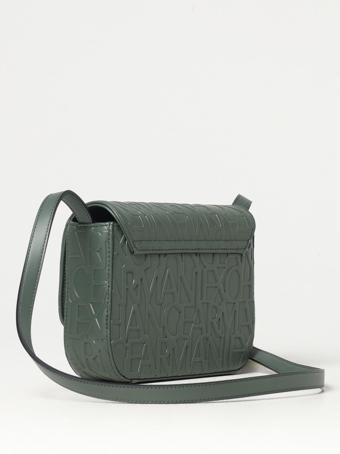 ARMANI EXCHANGE MINI BAG: Shoulder bag woman Armani Exchange, Green - Img 2