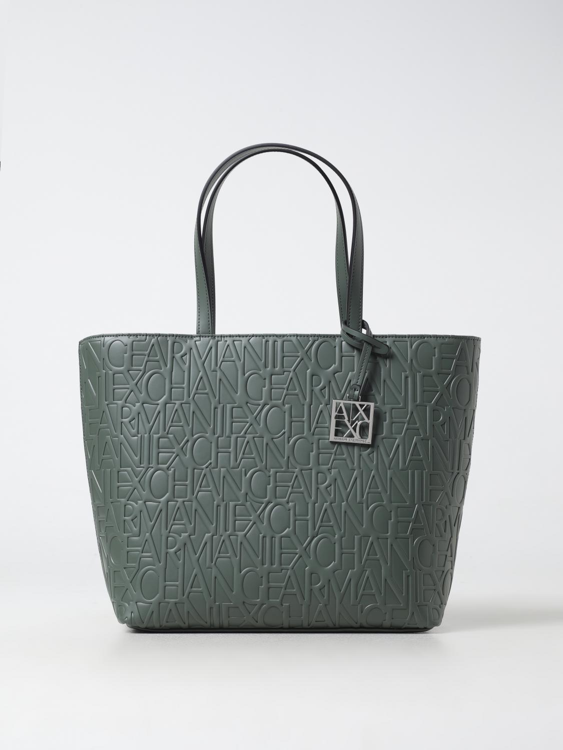 ARMANI EXCHANGE SHOULDER BAG: Shoulder bag woman Armani Exchange, Green - Img 1