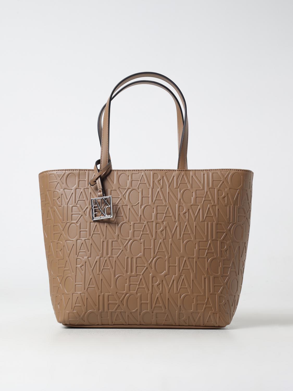 Giglio Borsa Armani Exchange in pelle sintetica embossed