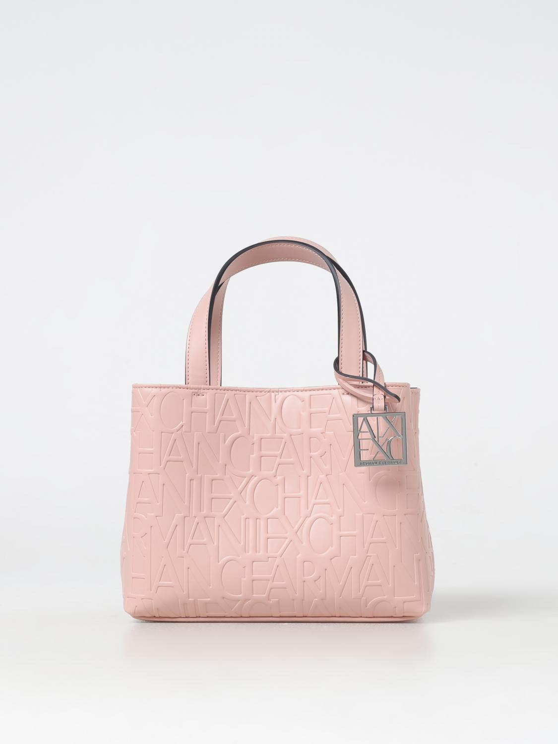 ARMANI EXCHANGE MINI BAG: Shoulder bag woman Armani Exchange, Pink - Img 1