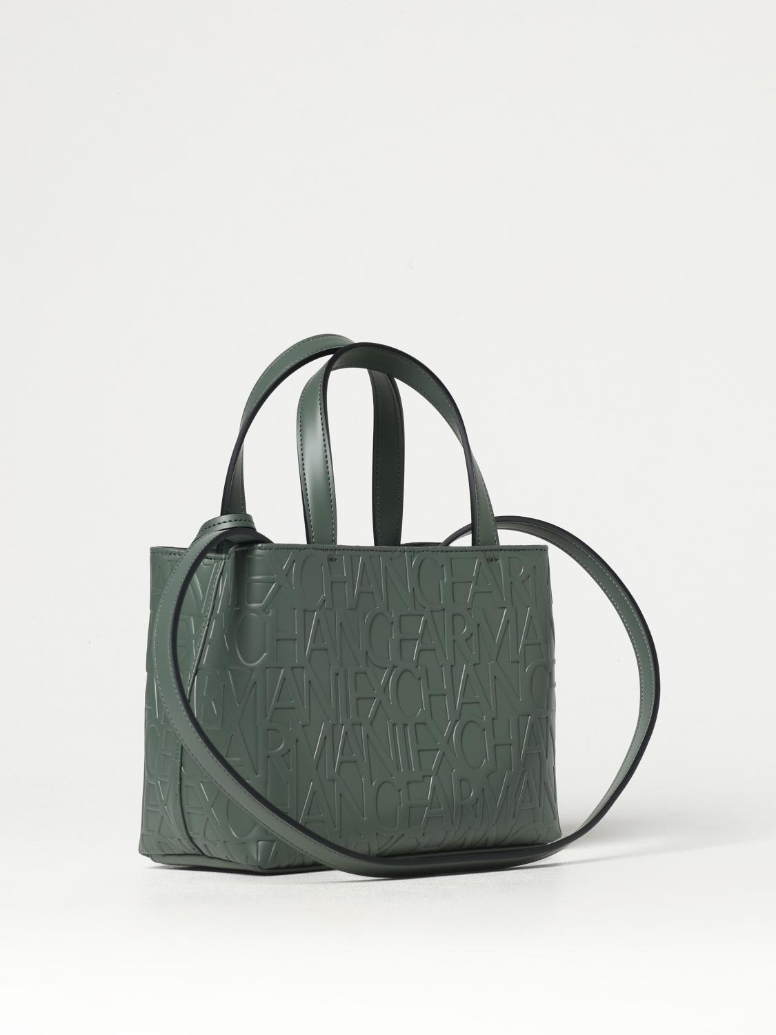 ARMANI EXCHANGE MINI BAG: Shoulder bag woman Armani Exchange, Green - Img 2