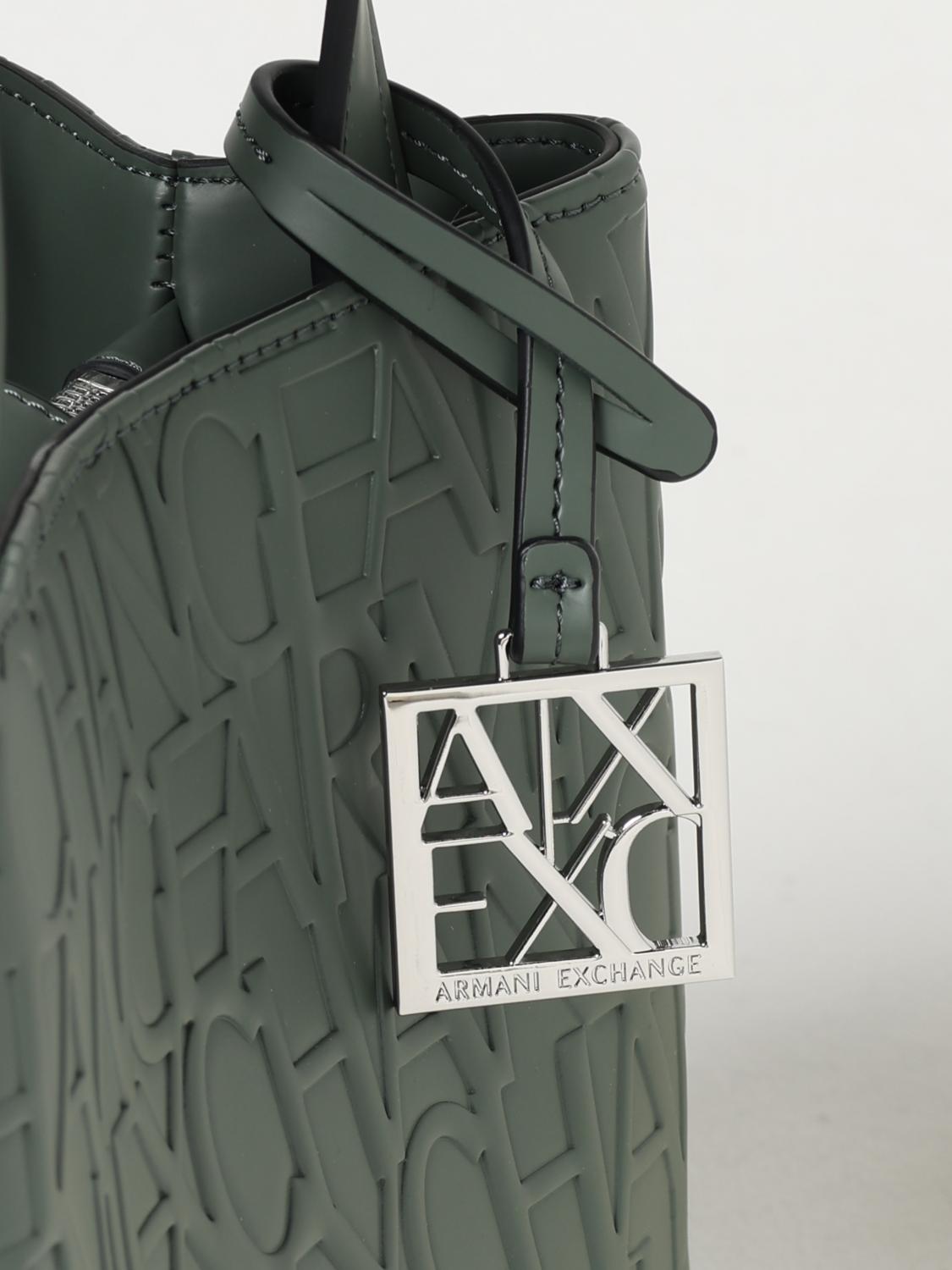 ARMANI EXCHANGE MINI BAG: Shoulder bag woman Armani Exchange, Green - Img 3