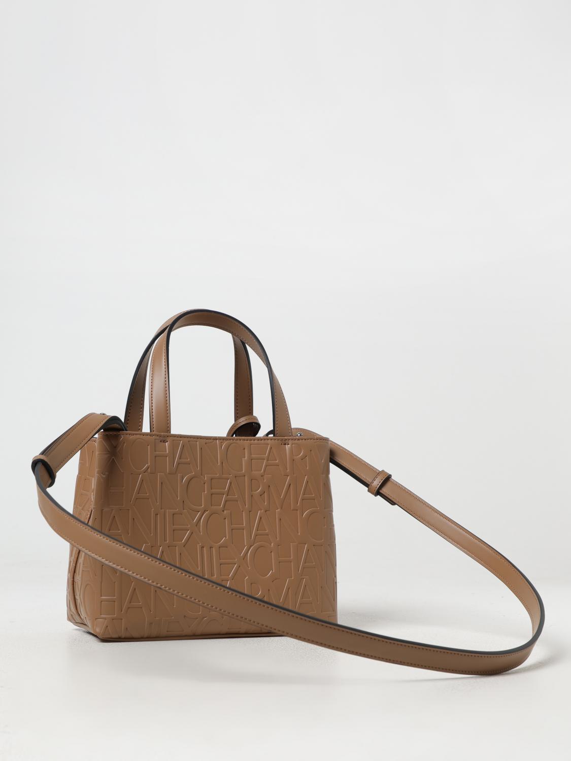 ARMANI EXCHANGE BORSA MINI: Borsa Armani Exchange in pelle sintetica , Cuoio - Img 2