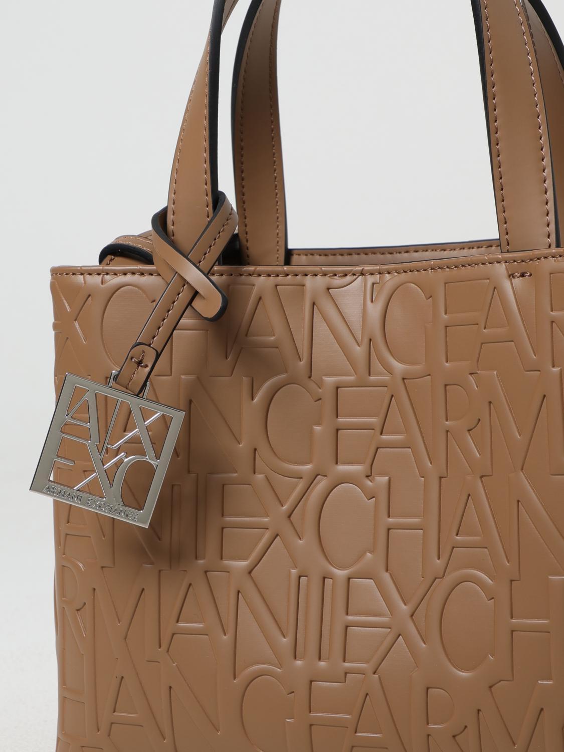 ARMANI EXCHANGE BORSA MINI: Borsa Armani Exchange in pelle sintetica , Cuoio - Img 3