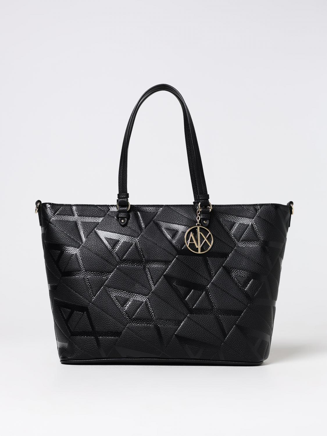 ARMANI EXCHANGE BORSA A SPALLA: Borsa a spalla donna armani exchange, Nero - Img 1