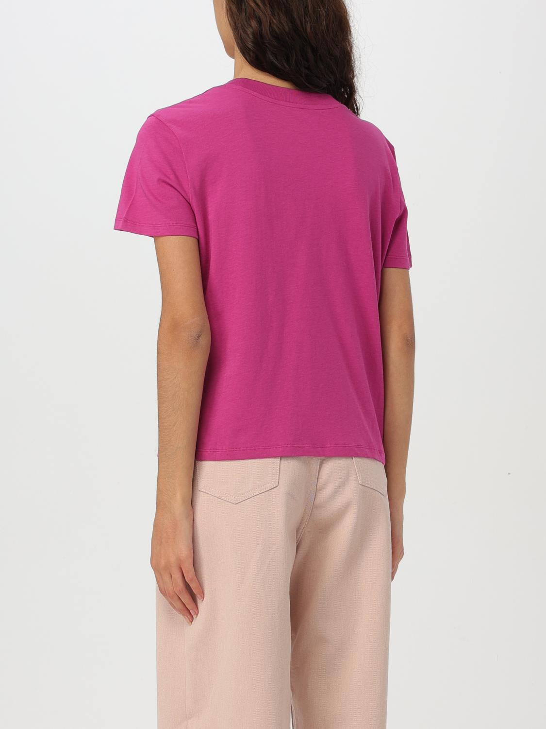 ARMANI EXCHANGE T-SHIRT: T-shirt woman Armani Exchange, Fuchsia - Img 2