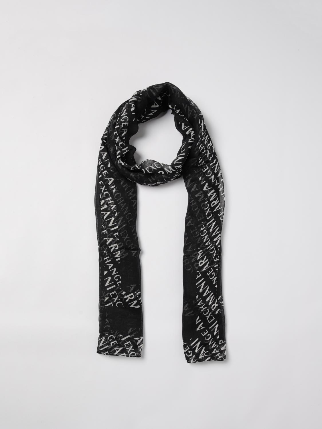 ARMANI EXCHANGE NECK SCARF: Neck scarf woman Armani Exchange, Black - Img 2