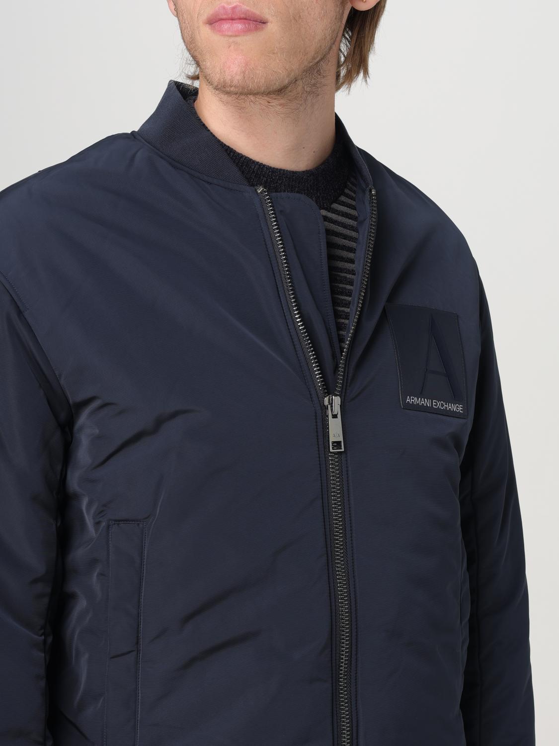 ARMANI EXCHANGE GIACCA: Giubbotto Armani Exchange in nylon , Blue Navy - Img 4